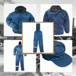 Coverguard munkaruha BEAVER deréknadrág vállpánttal, -45 186 C, fluo csík, hőszigetelő bélés X57650-as