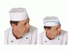 Egyszerhasználatos papírsapka kék csíkkal c0314005240999