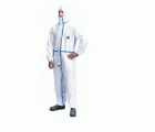 DuPont Tyvek Classic Plus -C0315001880005 overall csuklyával és leragasztott varratokkal.