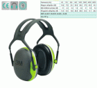 Peltor X4A elektromosan szigetelt fluo sárgászöld fültok hagyományos fejpánttal (SNR 33 dB)
