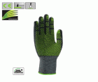 Uvex C3 dry, vágásbiztos, nagy szakítószilárdságú Dyneema+bambusz, pettyezett antracit színű