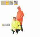 Fluo esőköpeny 4/4-es, lélegző 150g/m?, vízhatlan