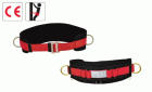 Belt-2 munkahelyzet-beállító deréköv, könnyű, keskeny, komfort béléses, hurok és fém tartókkal