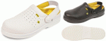 RAVEN S1 ESD (C0203009880040)CLOG, papucs, klumpa kompozit orrmerevítővel RAVEN SB A E FO* SRC ESD klumpa, sarokpánttal, fehér színben